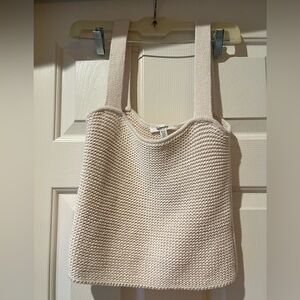 Splendid Cream Knit Top